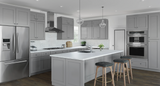 Shaker Gray Plywood Flatpack Cabinet