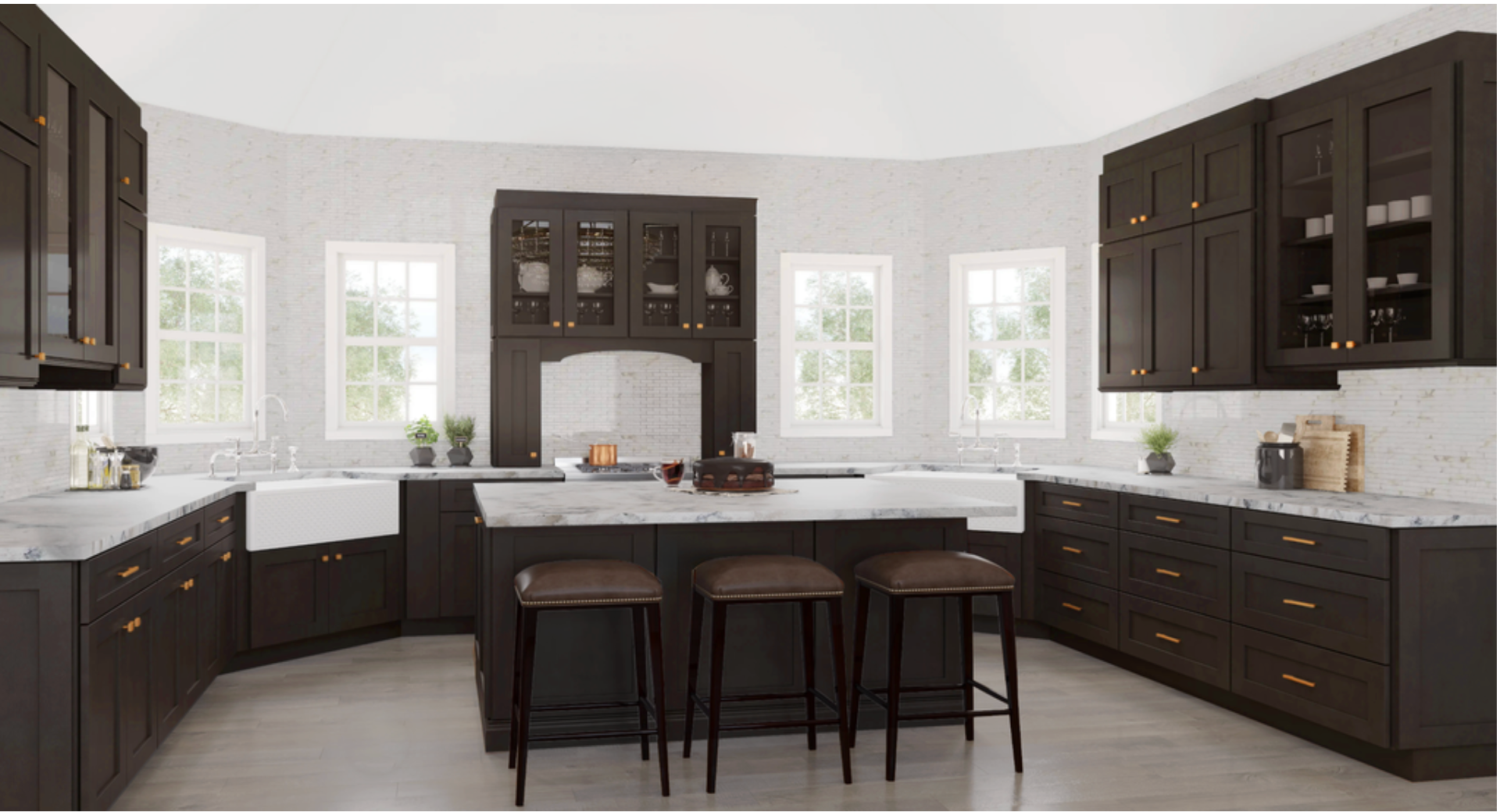 Shaker Espresso Cabinet Door