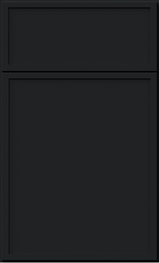 Newtone Black Shaker Cabinet Door