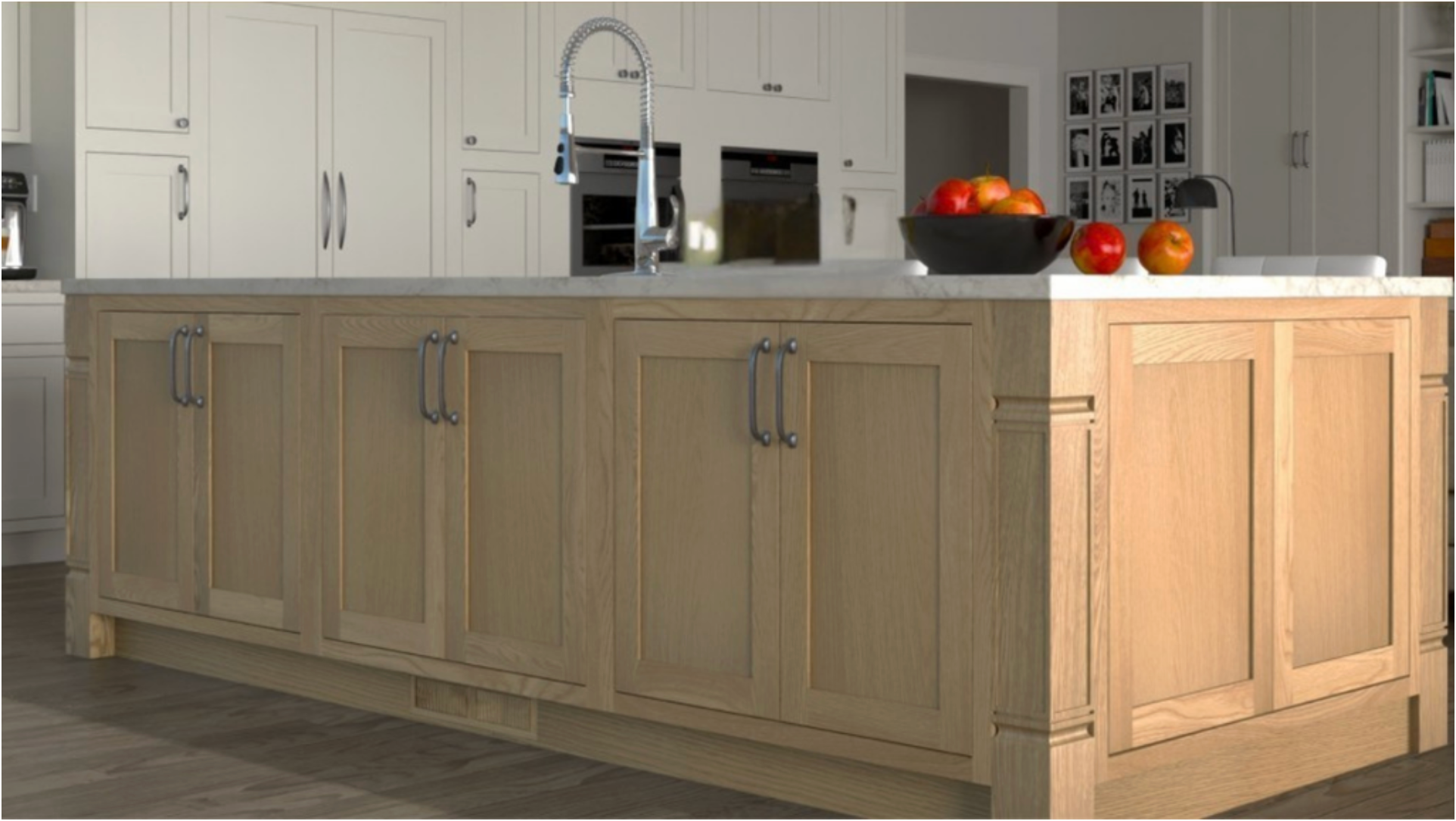Inset Oak Shaker Cabinet Door