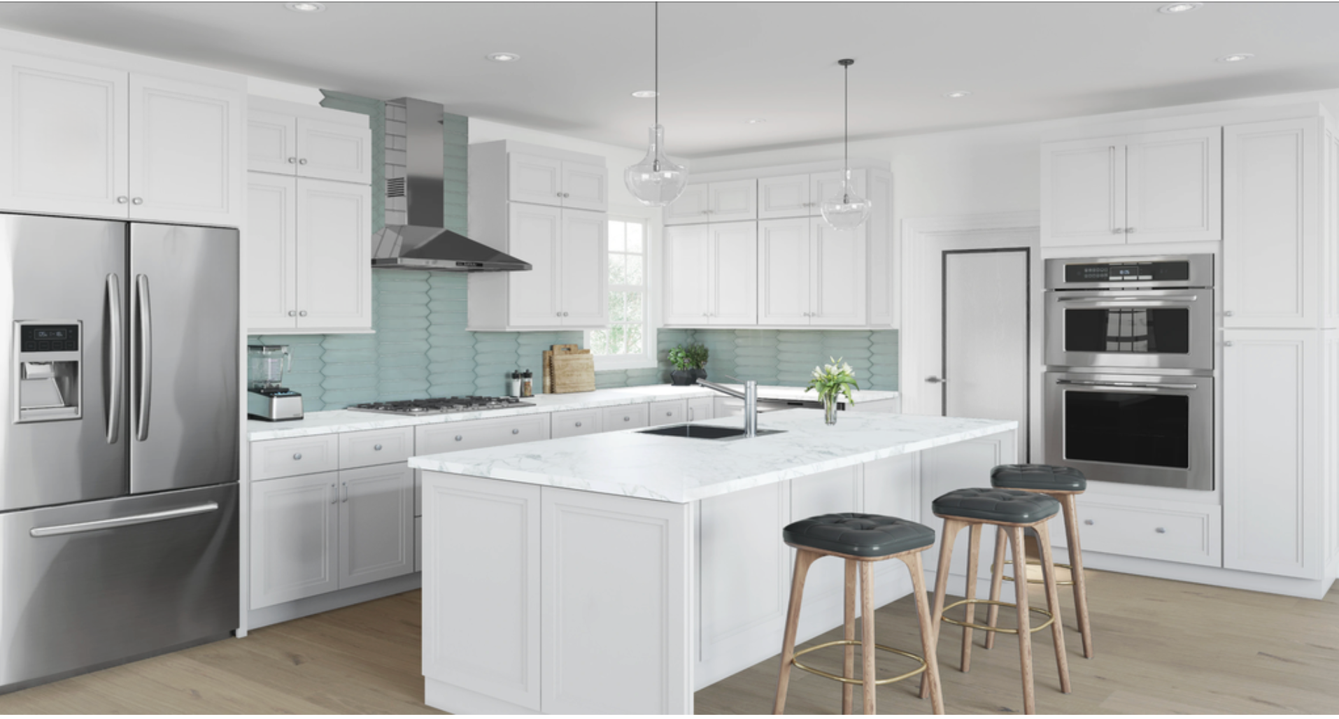 Onyx Frost Shaker Cabinet Door