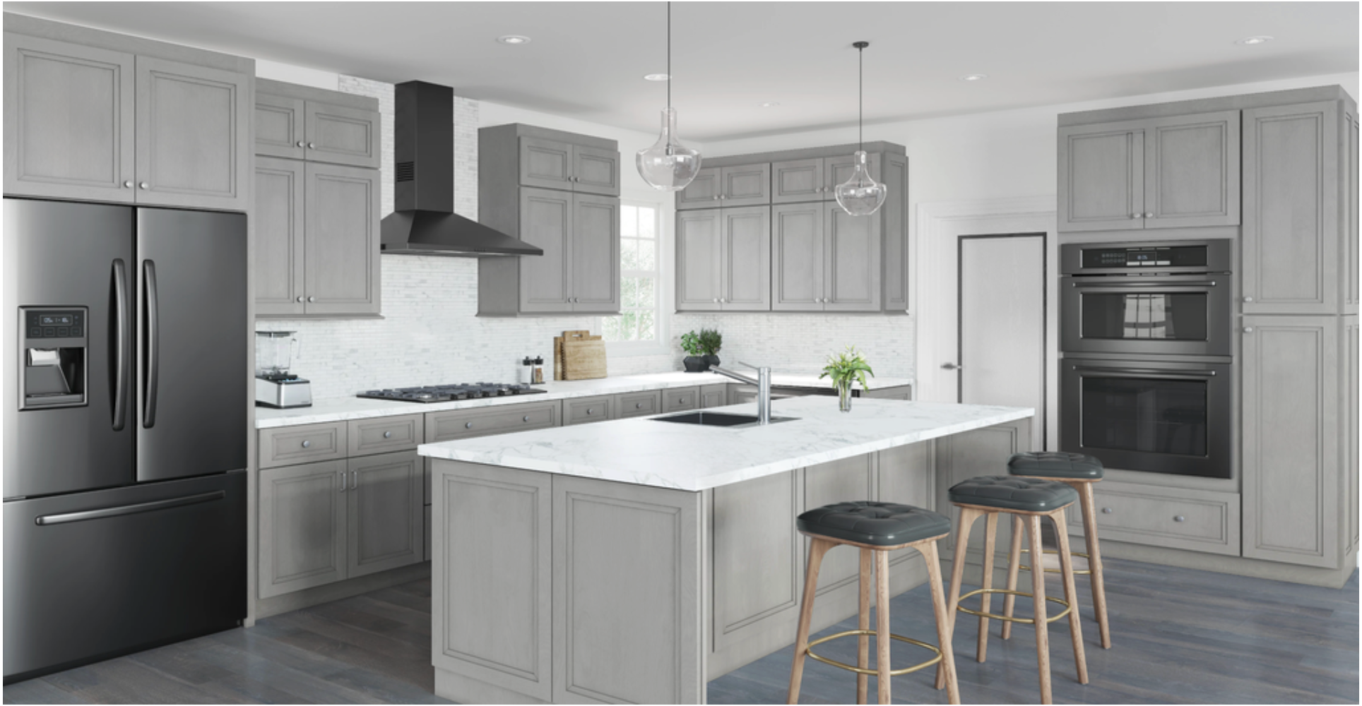 Onyx Horizon Shaker Cabinet Door