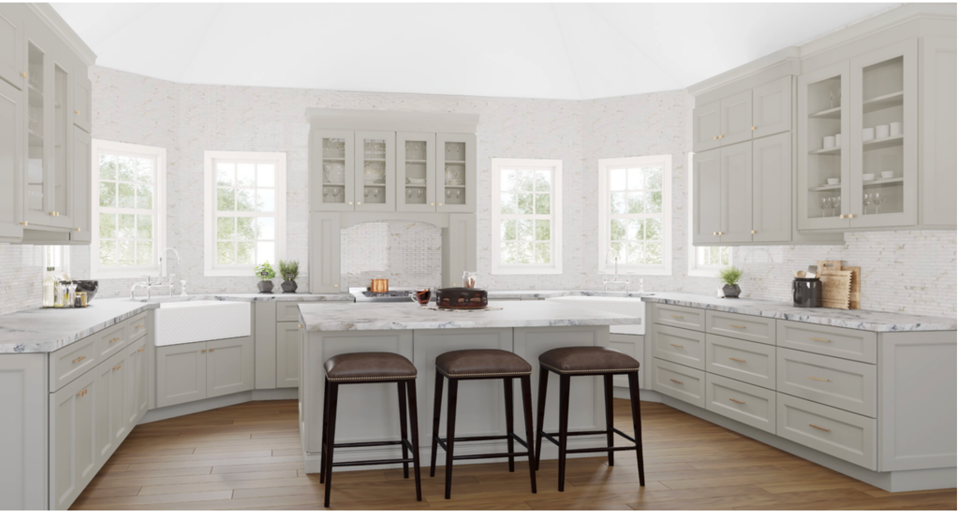 Fusion Dove Shaker Cabinet Door