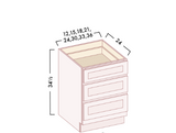 3 DRAWER BASES