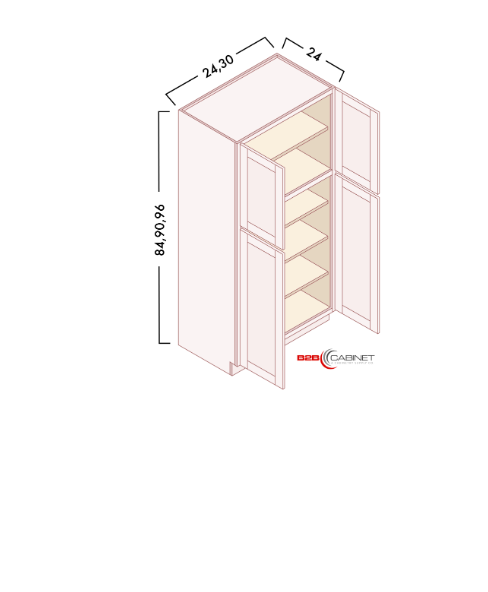 TALL PANTRY - DOUBLE DOOR