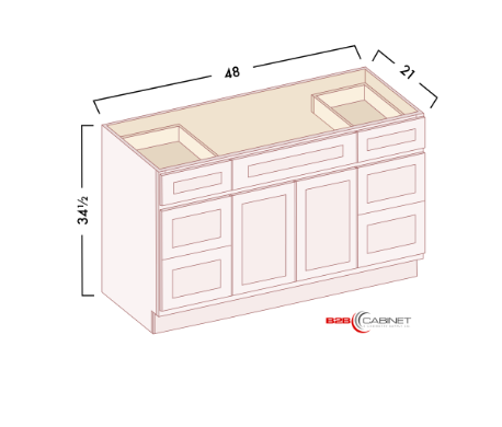 VANITY SINK & DRAWER COMBO
