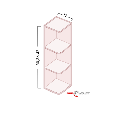 WALL END SHELF