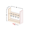 UTENSIL PULL OUT WITHOUT CABINET