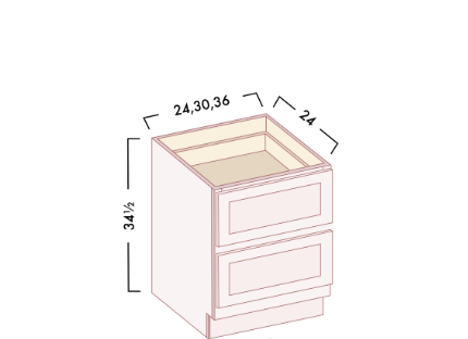 2 DRAWER BASES