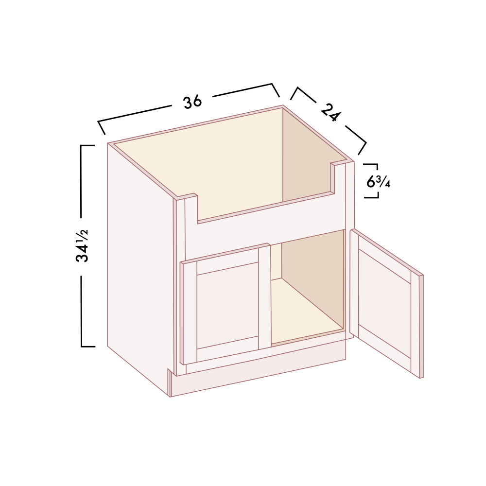 FARM SINK CABINET