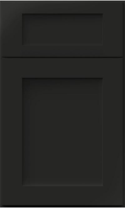 Shaker Style Cabinet Door in Tricorn Black