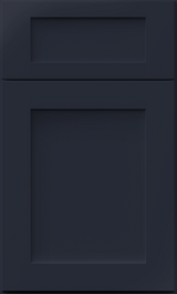 Navy Blue Shaker Cabinet Door