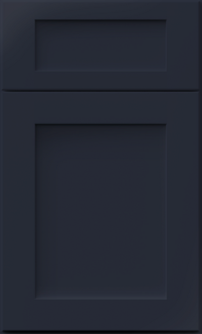Navy Blue Shaker Cabinet Door