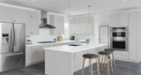 Ashen Gray Shaker Cabinet Door