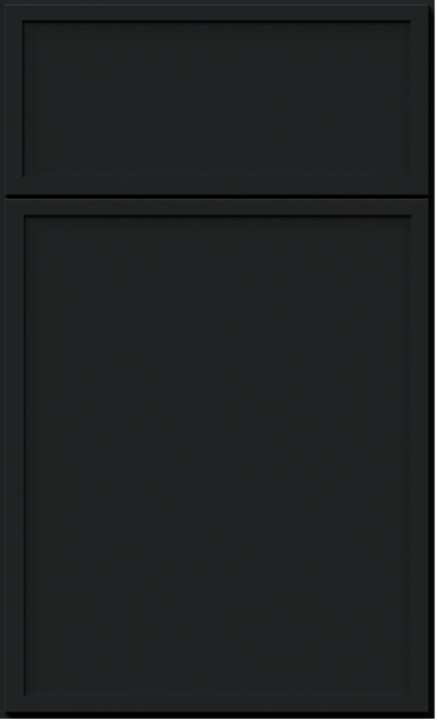 Newtone Black Shaker Cabinet Door