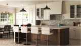 Inset Brown Shaker Cabinet Door
