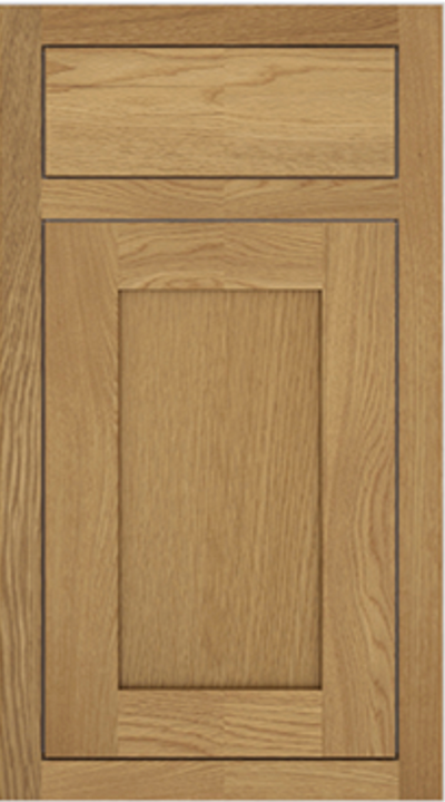 Inset Oak Shaker Cabinet Door