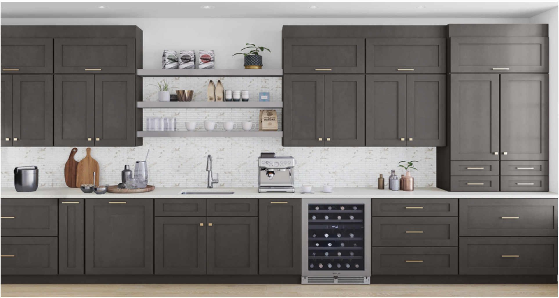 Galaxy Cobblestone Shaker Cabinet Door