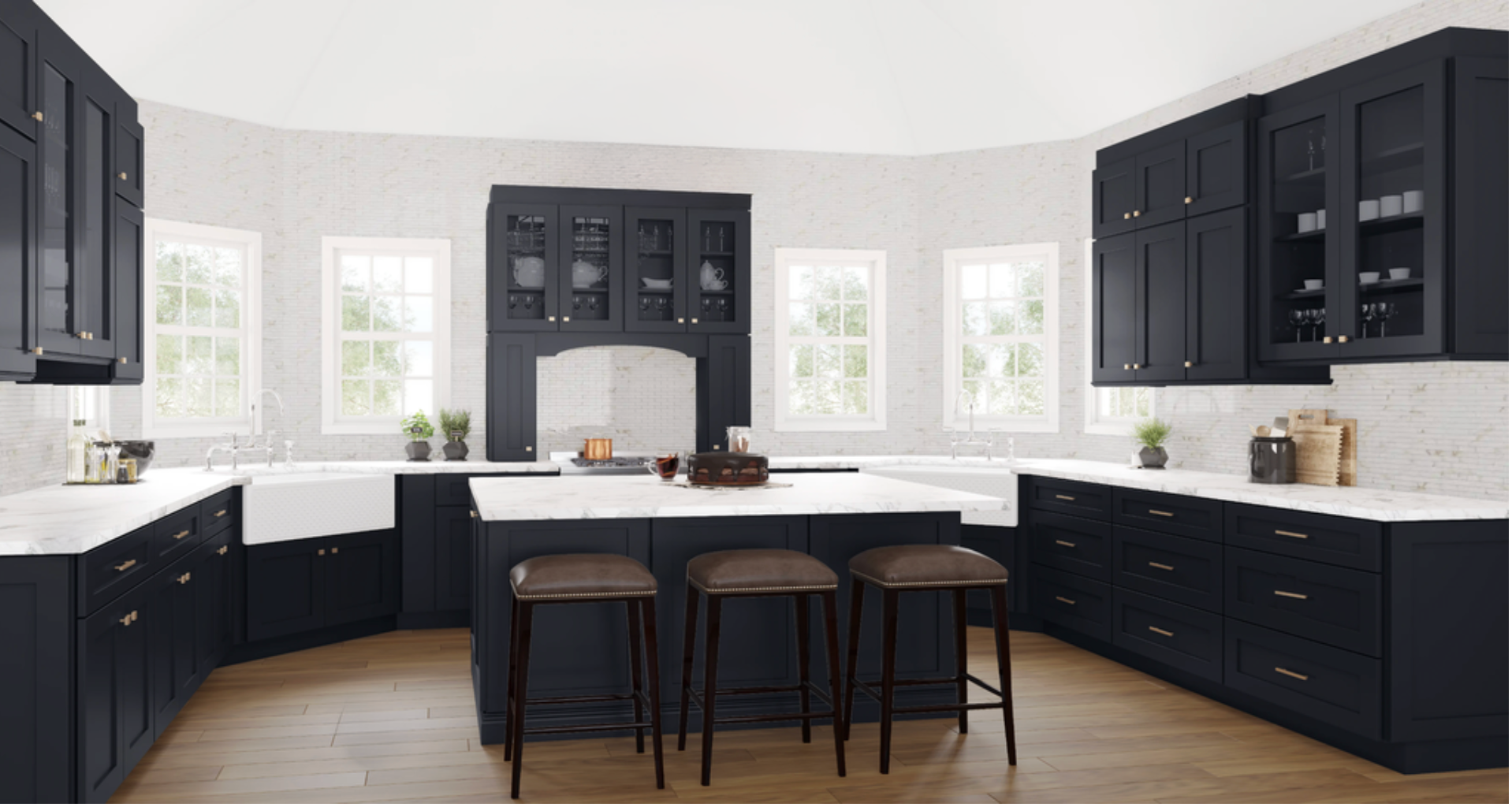 Galaxy Indigo Shaker Cabinet Door