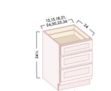 3 DRAWER BASES