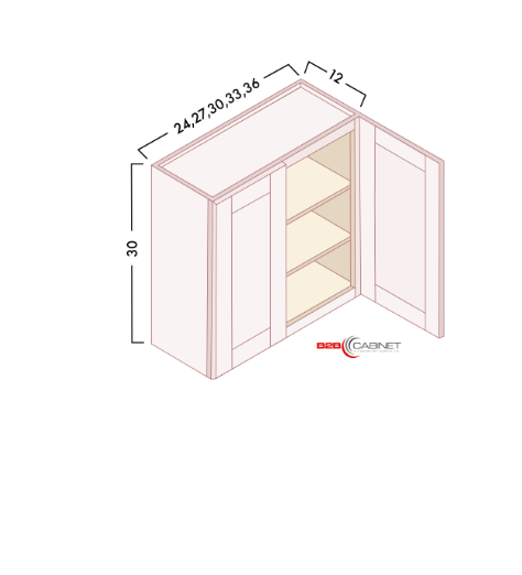30" HIGH SINGLE WALL CABINET