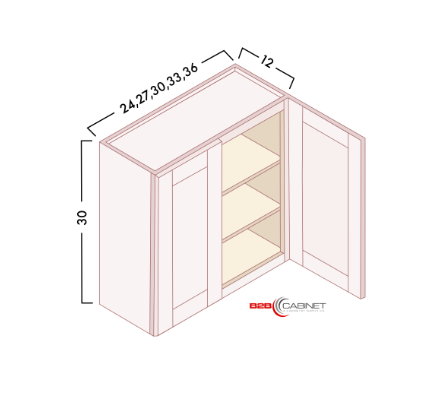 30" HIGH DOUBLE WALL CABINET