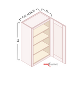 36" HIGH SINGLE WALL CABINET